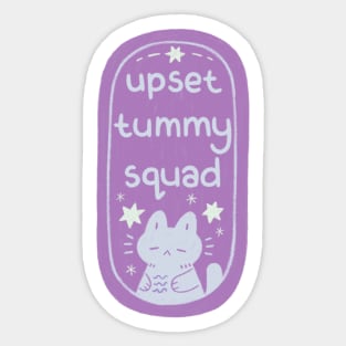 Upset Tummy Squad Sticker